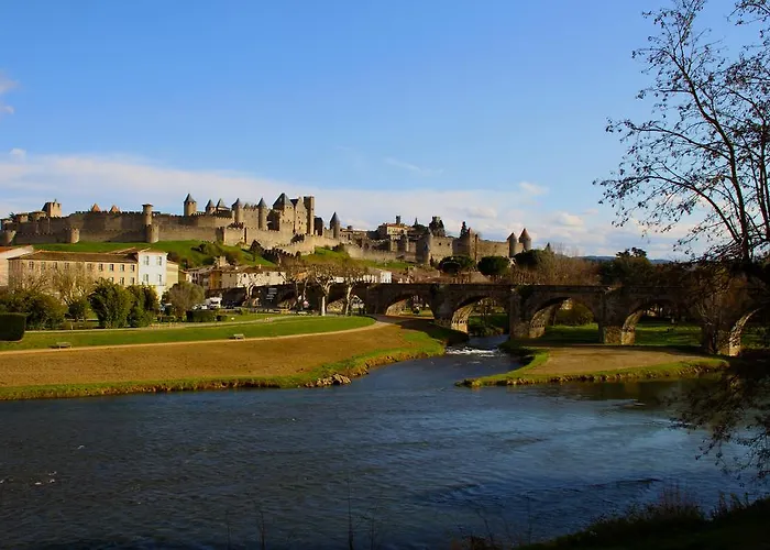 Hébergement de vacances Bellevue Cité Chez Jean - Vue Directe Cité, Cité à 200m, Clim, Parking Public Gratuit à 200m, Wifi - Direct View Cité, 200m To Cité, Aircon, Free Public Car Park 200m, Wifi Carcassonne